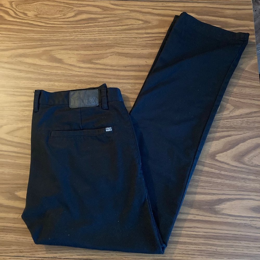 Free World Black Jeans size 33